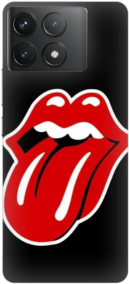 Red Tongue Silicone Case θήκη για Xiaomi Poco F6 Pro 5G