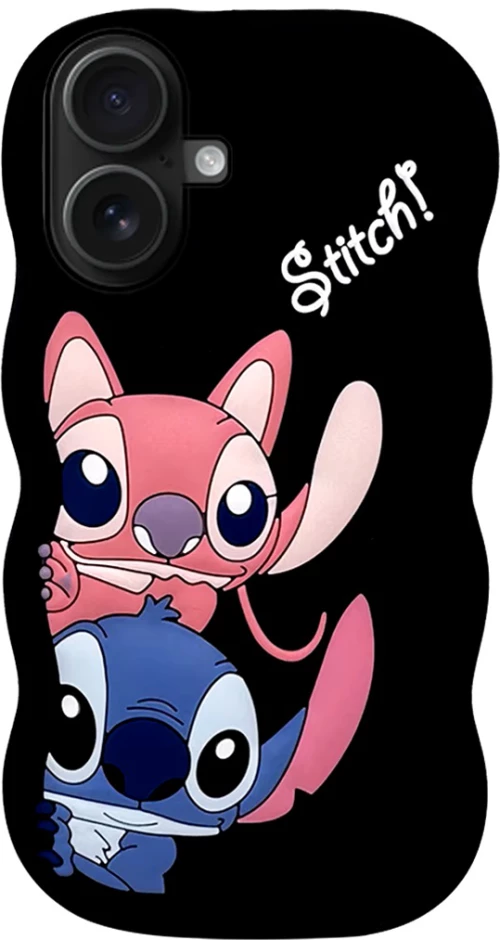 3D SOFT SHOCKPROOF Phone Case Ohana θήκη για iPhone 16 black