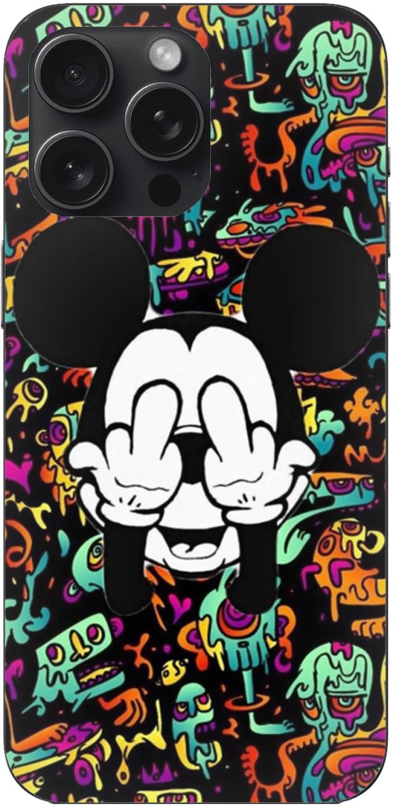 Mouse Middle Finger Θήκη για iPhone 16 Pro