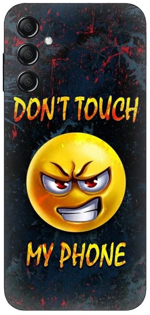 Don't Touch My Phone Emoji Case θήκη για Samsung Galaxy S24 5G