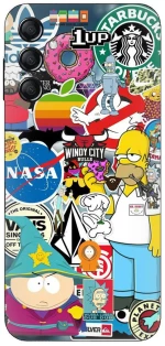 Brands Stickers Case θήκη για Samsung Galaxy S25 5G