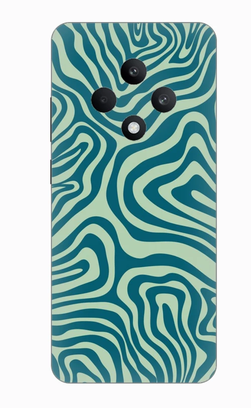 Green Lines Silicone Case θήκη για OPPO Reno 12F 5G