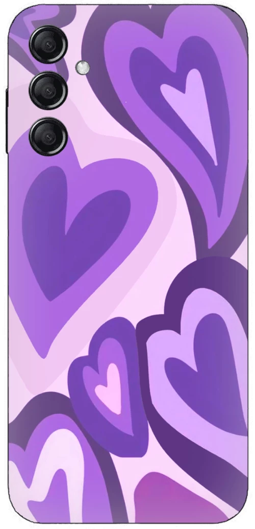 Purple Hearts Θήκη για Samsung Galaxy A15 4G/5G