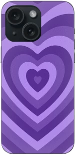 Purple Hearts Case Θήκη για iPhone 15 Plus