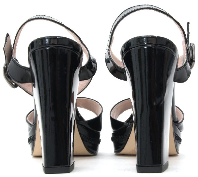 BACALI COLLECTION HIGH HEELS SANDALS WOMEN BACALI COLLECTION ΜΑΥΡΟ (BCL-A17-6501-PL)