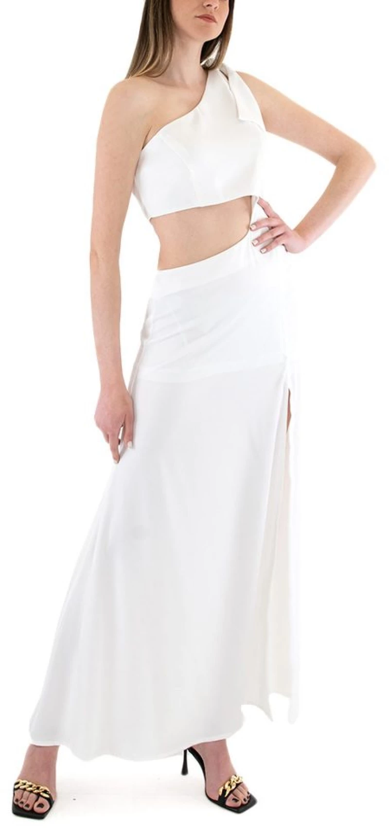 TWENTY-29 MAXI DRESS WOMEN TWENTY-29 ΛΕΥΚΟ (TNT-29-8372)