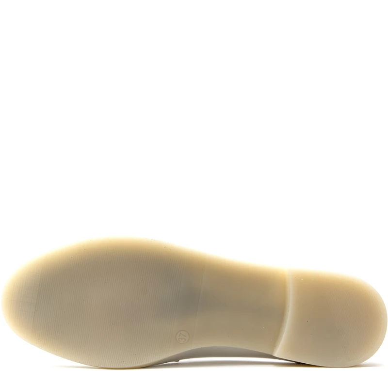 BACALI COLLECTION PATENT LEATHER MOCASSINS WOMEN BACALI COLLECTION ΛΕΥΚΟ (BCL-A23-29-WHITE-PL)