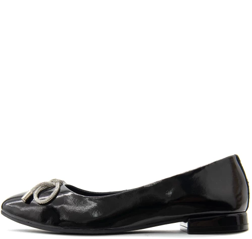 GIOSEPPO VASVAR PATENT LEATHER BALLERINAS WOMEN GIOSEPPO ΜΑΥΡΟ (GSPP-73831-BLACK-PL)