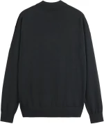 SCOTCH n SODA CORE DROPPED SHOULDER MOCK NECK PULLOVER MEN SCOTCH & SODA ΜΑΥΡΟ (179184-0008)