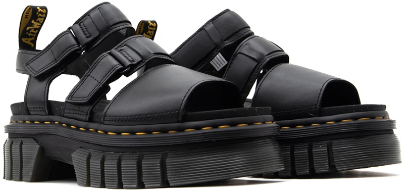 DR.MARTENS RICKI 3 STRAP FLATFORM SANDALS WOMEN DR.MARTENS ΜΑΥΡΟ (27405001)