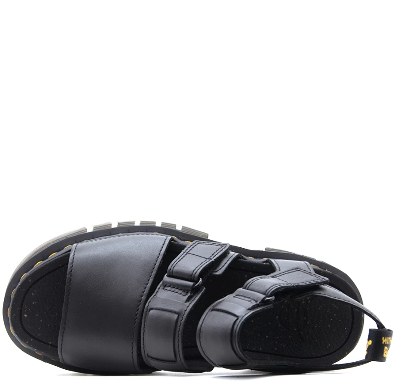 DR.MARTENS RICKI 3 STRAP FLATFORM SANDALS WOMEN DR.MARTENS ΜΑΥΡΟ (27405001)