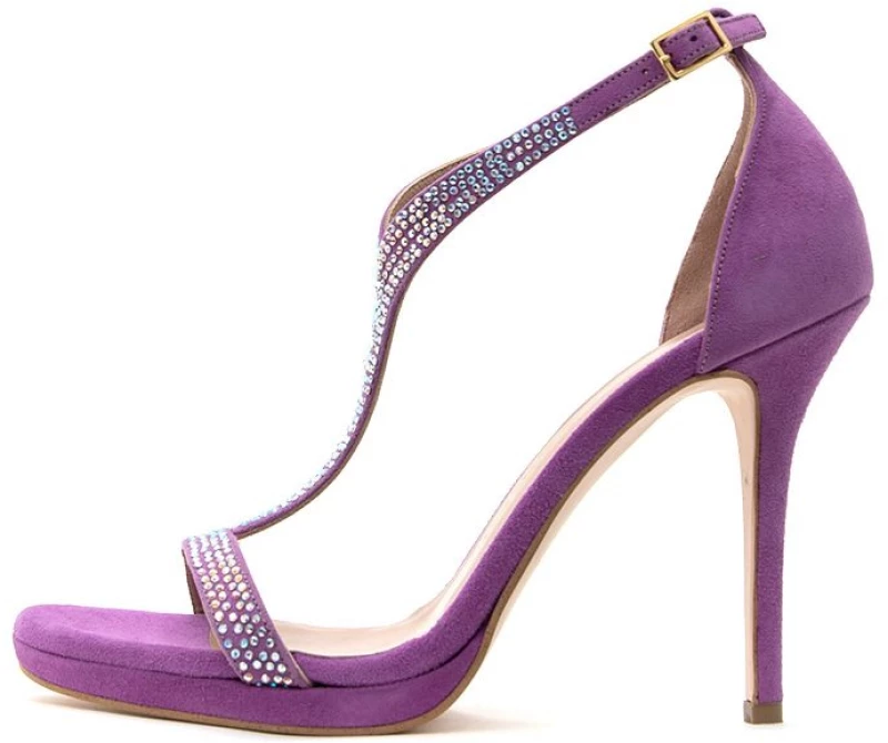 MOURTZI SUEDE HIGH HEEL SANDALS WOMEN MOURTZI ΜΩΒ (MRTZ-10/1008B86-S)