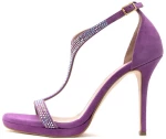 MOURTZI SUEDE HIGH HEEL SANDALS WOMEN MOURTZI ΜΩΒ (MRTZ-10/1008B86-S)
