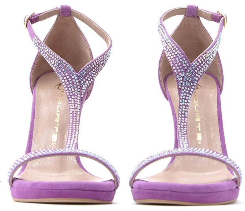 MOURTZI SUEDE HIGH HEEL SANDALS WOMEN MOURTZI ΜΩΒ (MRTZ-10/1008B86-S)