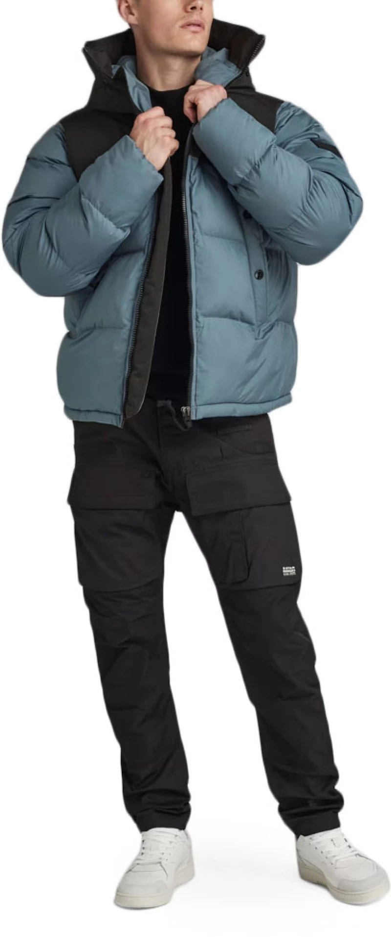 G-STAR RAW EXPEDITION PUFFER JACKET MEN G-STAR RAW ΜΑΥΡΟ- ΣΙΕΛ (D23645-D199-5781)