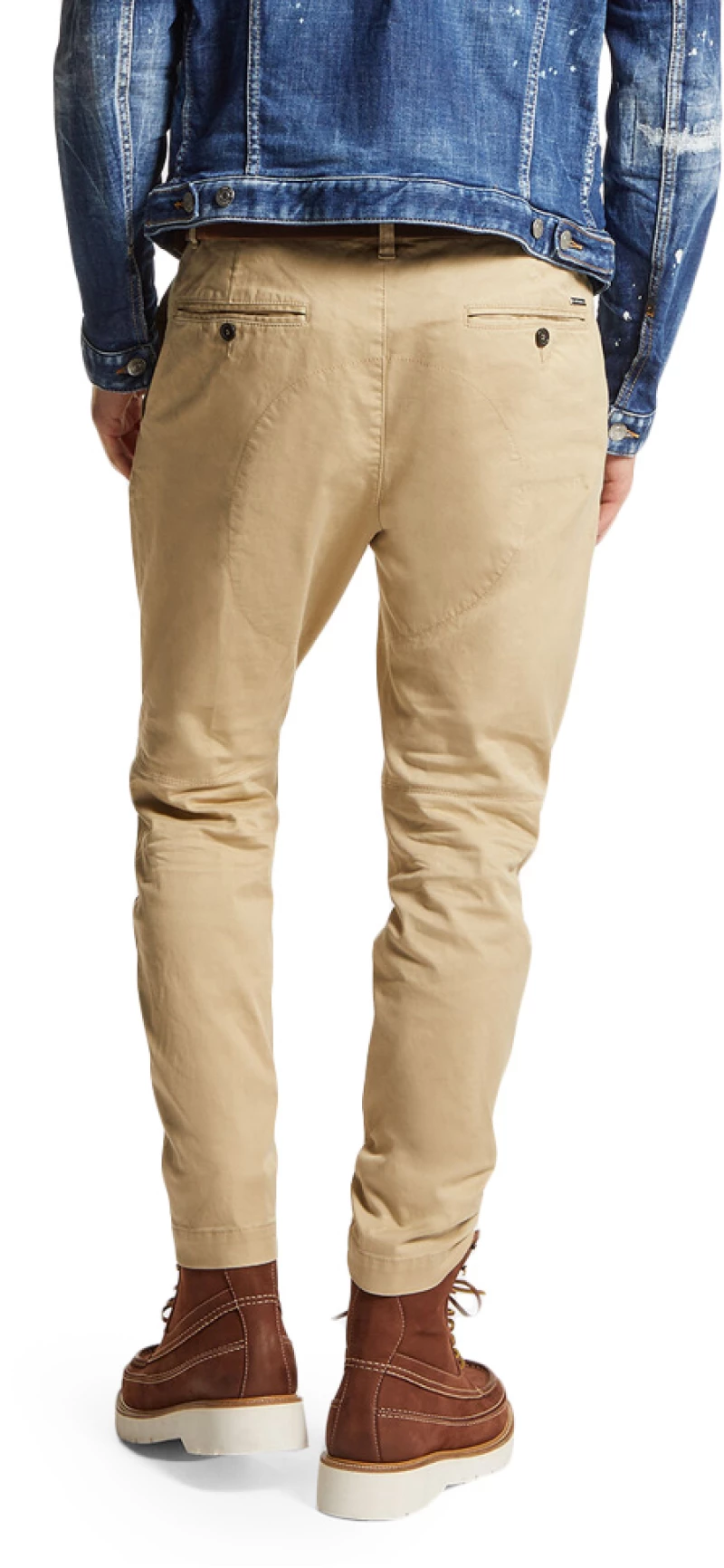 DSQUARED2 SEXY SLIM FIT CHINO PANTS MEN DSQUARED2 ΜΠΕΖ (S74KB0819-S39021-111)