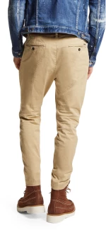 DSQUARED2 SEXY SLIM FIT CHINO PANTS MEN DSQUARED2 ΜΠΕΖ (S74KB0819-S39021-111)