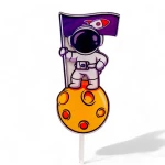 Cake Topper Astronaut Εκτύπωση σε Plexi Glass