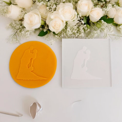 Σφραγίδα Ζαχαρόπαστας Wedding Silhouette