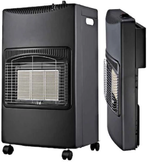 RCA Κεραμική Σόμπα Υγραερίου Αναδιπλούμενη 4200W Μαύρη 42x42x69cm YF-180F
