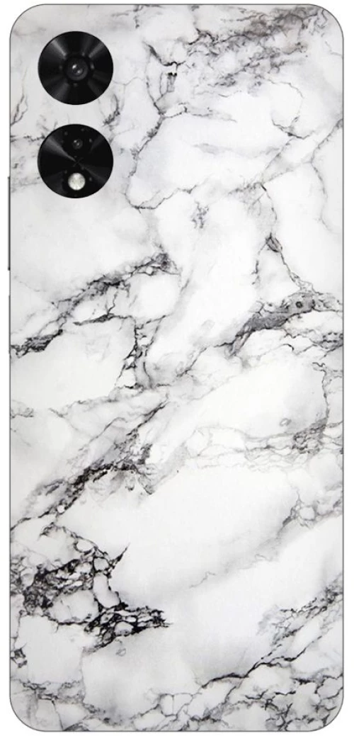 White Marble  Silicone Case θήκη για TCL 505