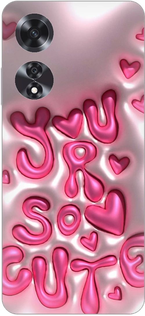 You're so Cute  Silicone Case θήκη για OPPO A60 4G