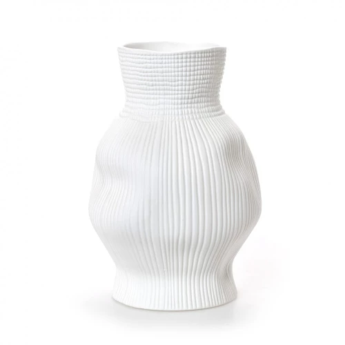 HFA Βάζο Durable Porcelain Terra Matt White 23H