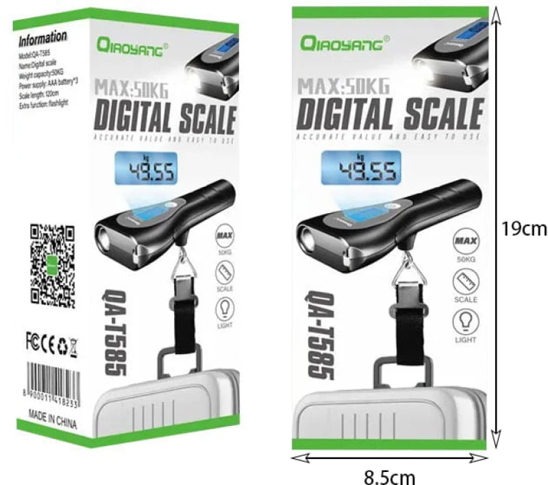 QIAOYANG ψηφιακή ζυγαργιά QA-T585 - QIAOYANG Digital Scale QA-T585