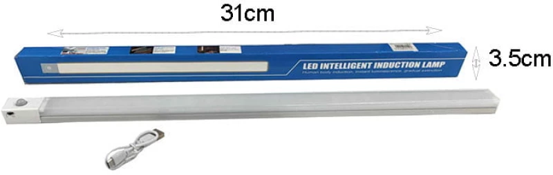 LED Μπάρα - Φωτάκι νυχτός Με Φωτοκύτταρο 30cm - Led Intelligent Induction Lamp Sensor Light