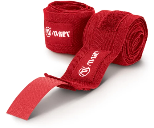 Μπαντάζ Πυγμαχίας AMILA HandWrap 4,5m Κόκκινο 32004
