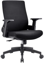 Πολυθρόνα Γραφείου Mesh Μαύρο, Ύφασμα Μαύρο BF8950 Woodwell 64x64x98/110υψ 22905 ΕΟ529,10