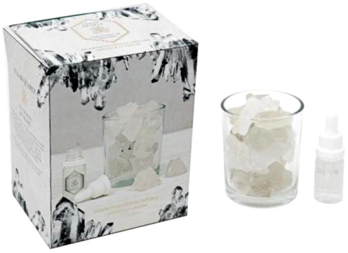 Κρύσταλλοι αρωματικοί σε ποτήρι με λαδάκι clear 280gr