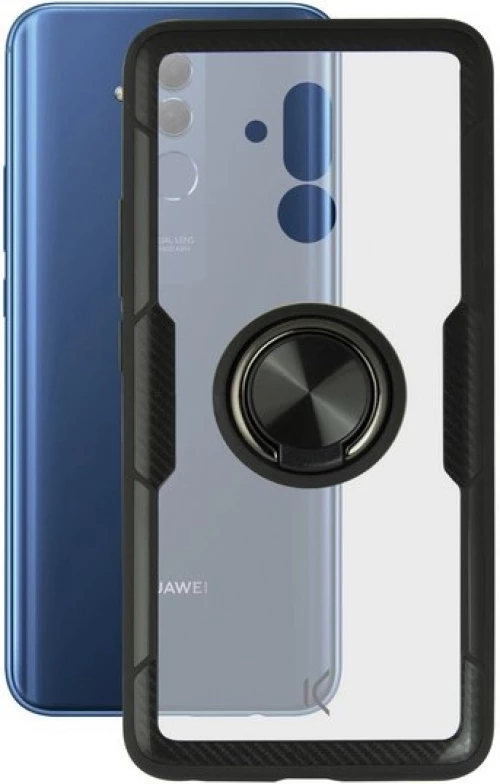 θήκη Κινητού με Δακτύλιο Huawei Mate 20 Lite KSIX Διαφανές