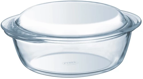 Γυάλινη Χύτρα Στρογγυλή Με Καπάκι 3.2lt Pyrex 390186