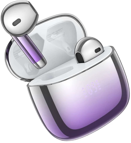 HOCO. EW62 Wireless Headphones with Charging Case (BT v5.3) -Purple  (Ασύρματα ακουστικά)