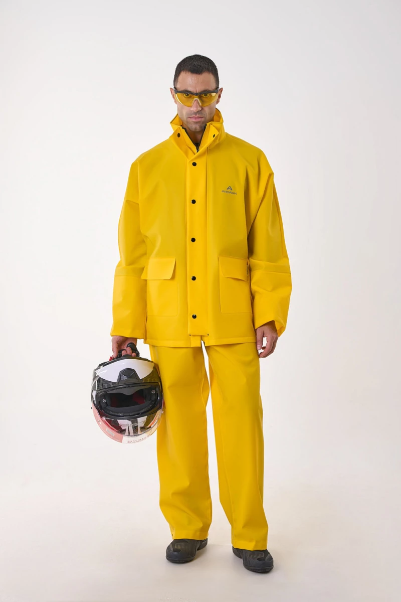Anorak Αδιάβροχο Κοστούμι Street® long- Κίτρινο