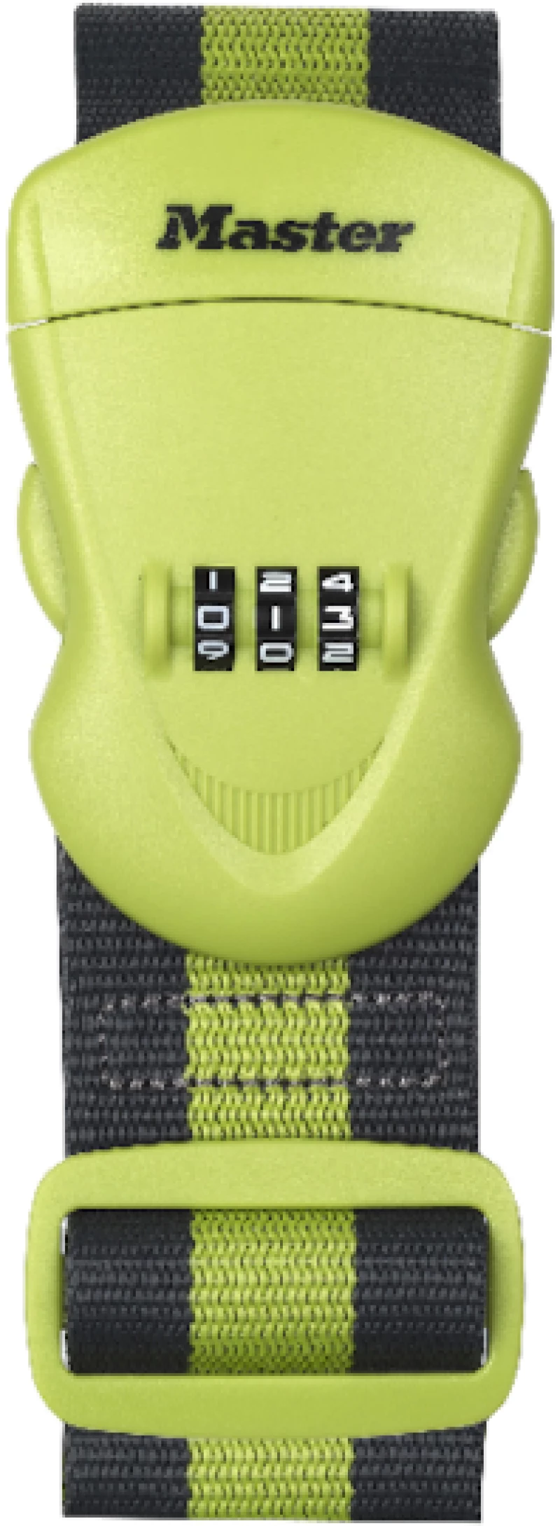 MASTERLOCK Ιμάντας Ασφαλείας Αποσκευών Με Συνδυασμό 3 Ψηφίων 2m-Πράσινο