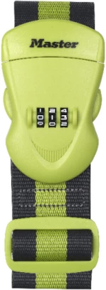 MASTERLOCK Ιμάντας Ασφαλείας Αποσκευών Με Συνδυασμό 3 Ψηφίων 2m-Πράσινο
