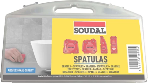SOUDAL Σετ Σπάτουλες για Φινίρισμα Αρμών- 4 τμχ