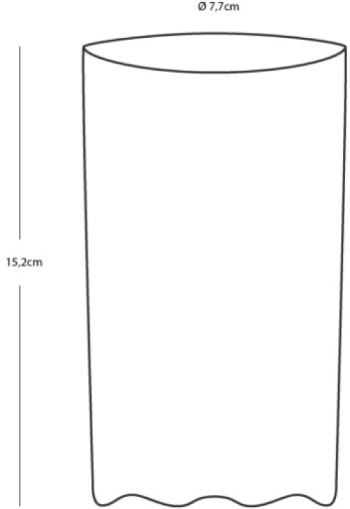 Ποτήρι Ποτού Φ7,7cm Regata Marine Business MS BPA free (Σετ 6 Τεμάχια)