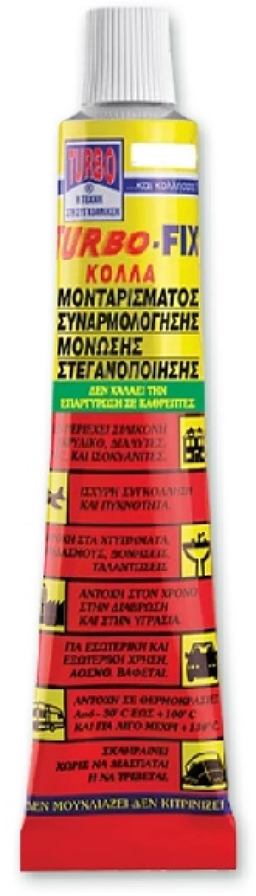 Turbo-Fix Κόλλα 80ml- Λευκό