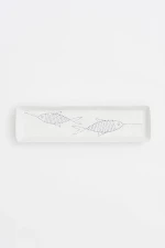 Δίσκος Πορσελάνη Ψαράκια 32,5x9x3cm