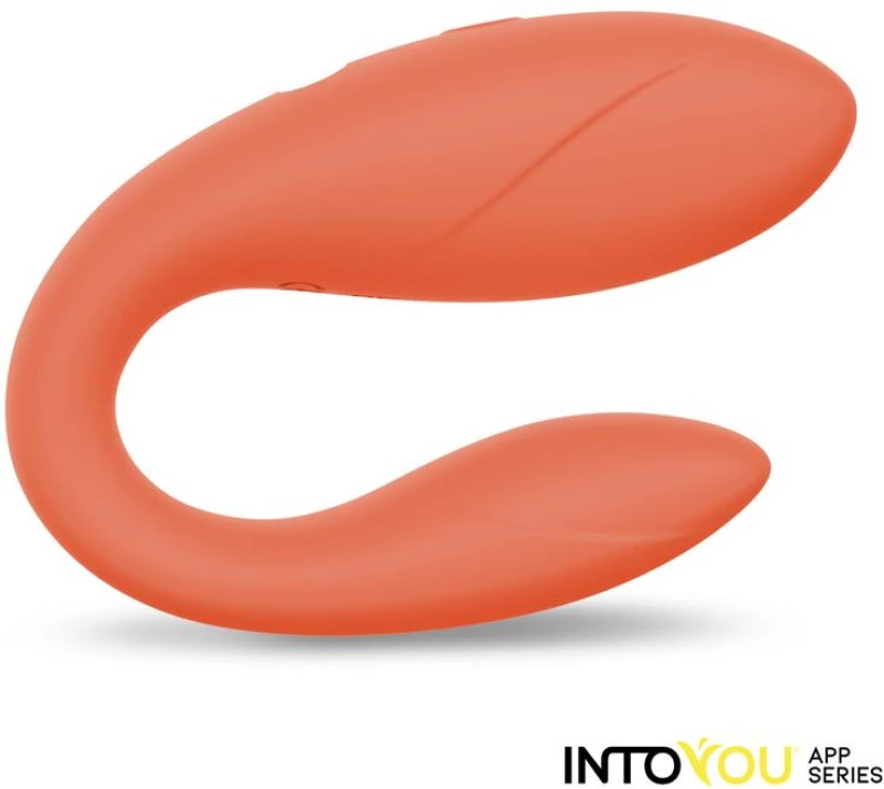 Couple Toy with App Flexible Silicone Salmon