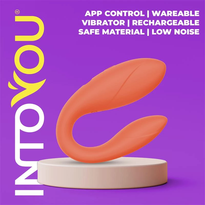 Couple Toy with App Flexible Silicone Salmon