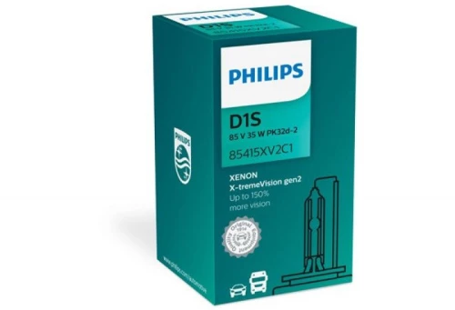 Philips Xenon X-tremeVision θερμοκρασία χρώματος 4800 K, 1τεμ 85415XV2C1