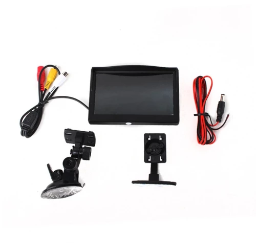 Εγχρωμο TFT LCD Μόνιτορ 5'' Με 2 Εισόδους Video TFT M05