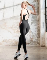 Cross Braces Jumpsuit Push-Up και Σμίλευσης Lismina 1900 Black