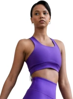 Single Crossed Sport Bra Lismina 393 Purple