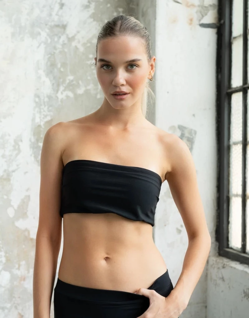 Scrunch Top Lismina 090 Black