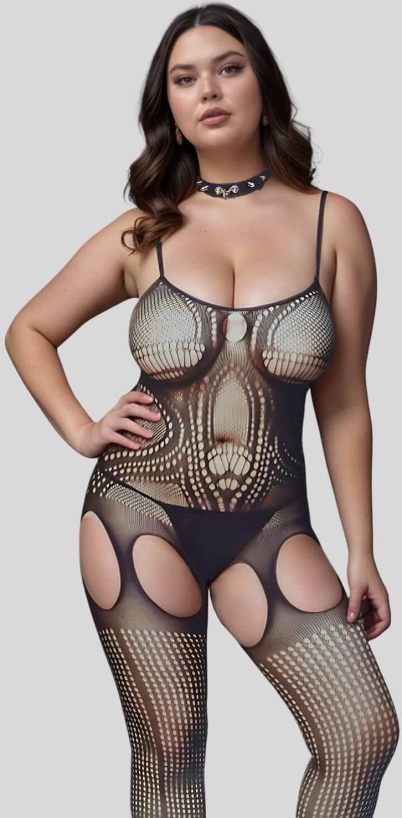 Ολόσωμο Καλσόν Δίχτυ 1043 - ΜΑΥΡΟ